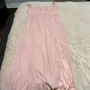 Birds Grey Bridesmaids dress